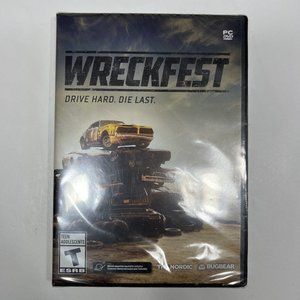 Wreckfest: Drive Hard, Die Last PC DVD Game New Factory Sealed.